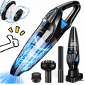 Portable Cordless Car Vacuum Cleaner – Strong Suction Handheld Cleaner