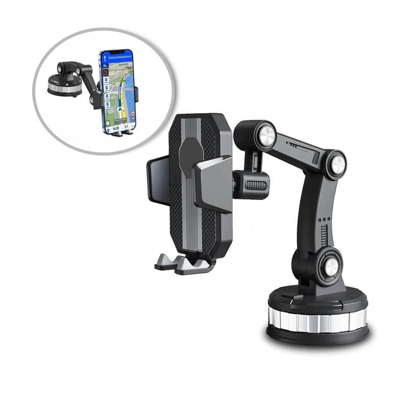 360° Foldable Phone Holder Stand – Car Dashboard & Desk Mount