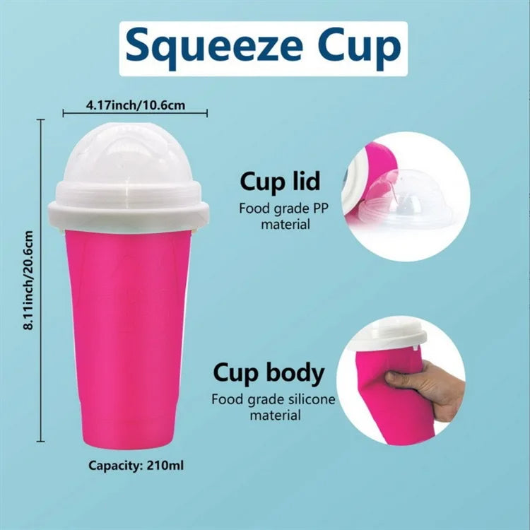 Portable Slushie Maker Cup – DIY Frozen Smoothie & Milkshake Cup