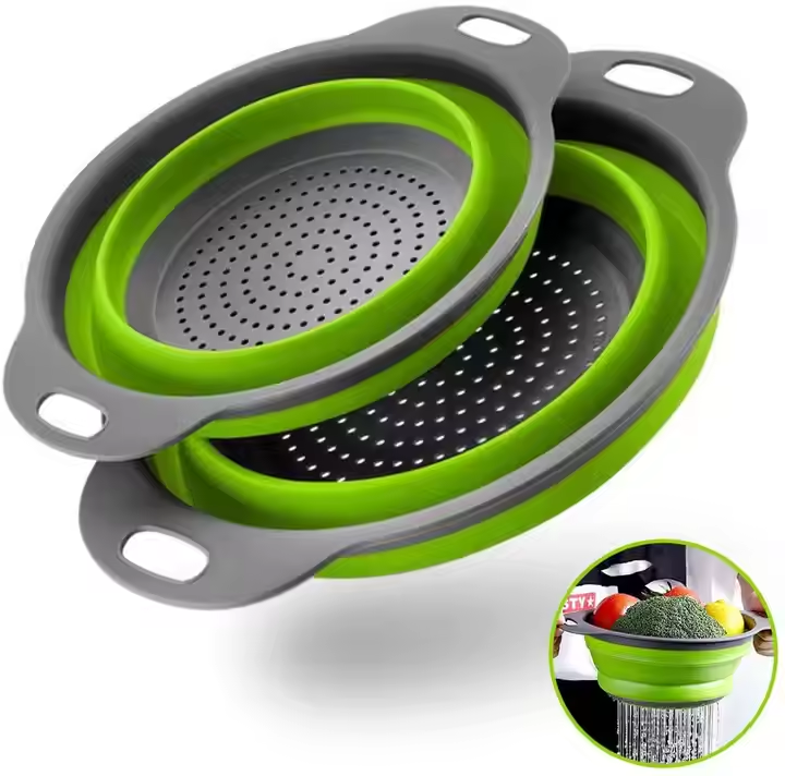 Collapsible Kitchen Colander & Washing Basket