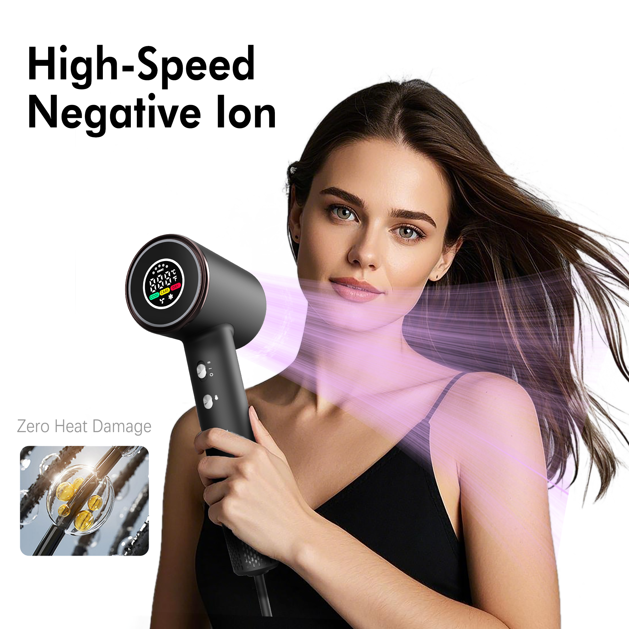 High-Speed Ionic Hair Dryer 110,000 RPM