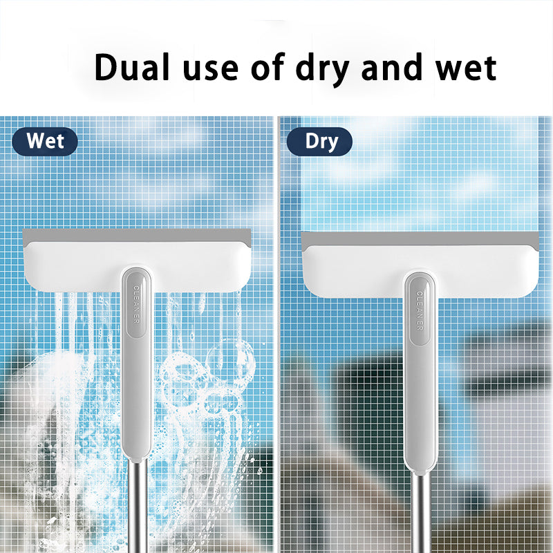 3-in-1 Window Screen Cleaner Brush with Long Handle