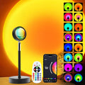 16-Color RGB Sunset Projection Lamp with Remote Control