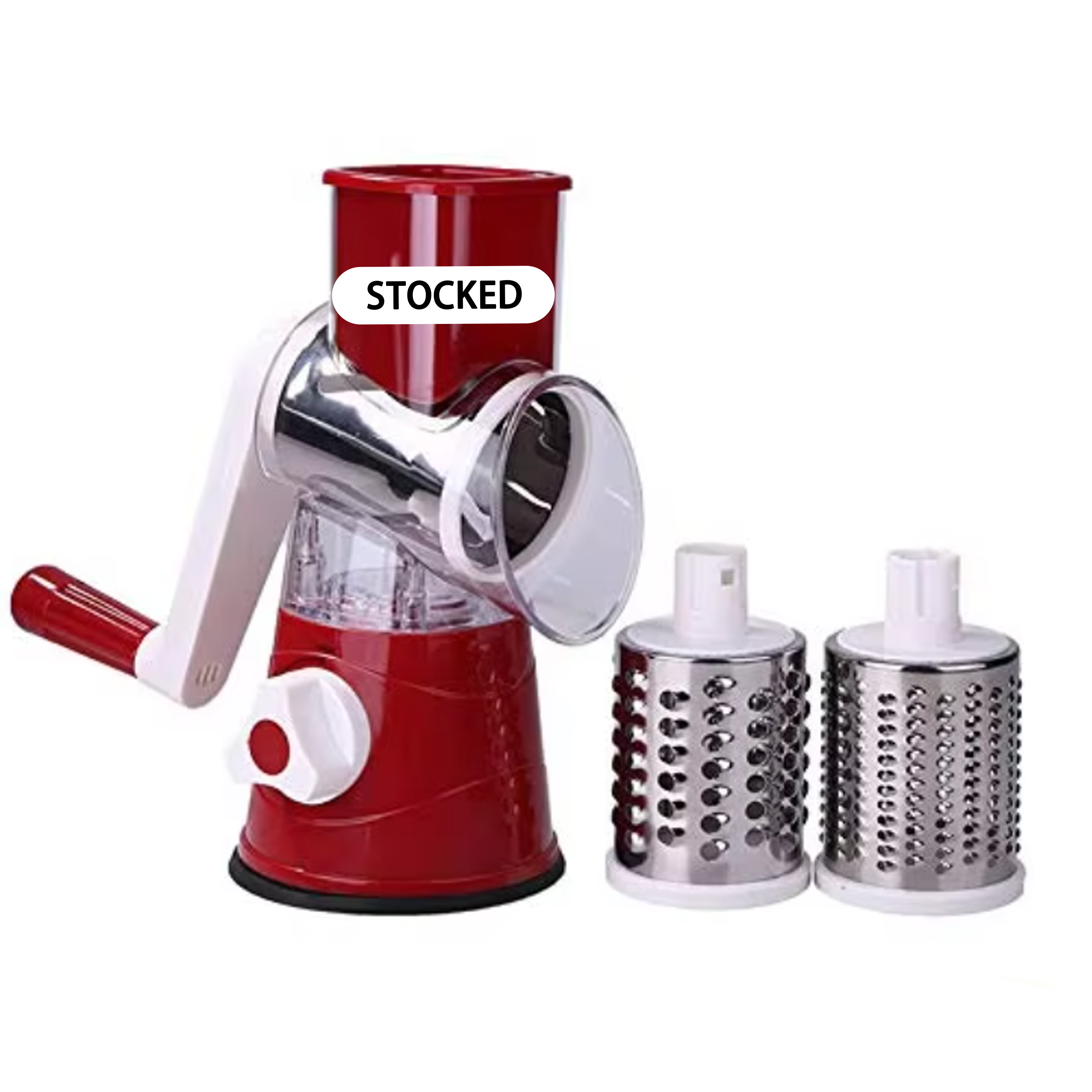 3-in-1 Manual Rotary Vegetable Cutter & Cheese Grater