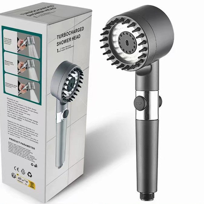 4-in-1 High Pressure Filter Shower Head Set