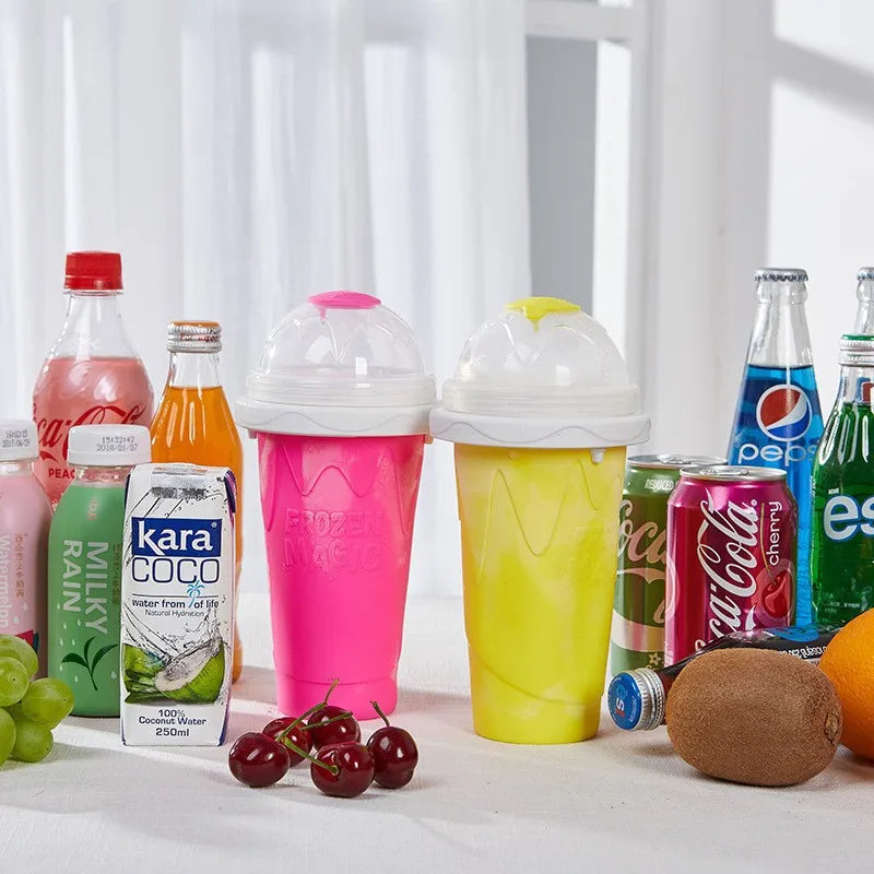 Portable Slushie Maker Cup – DIY Frozen Smoothie & Milkshake Cup