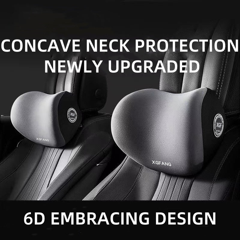 Memory Foam Car Neck & Back Support Pillow Set