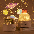 Rabbit Star Projector Night Light with Bluetooth Speaker & Remote Control