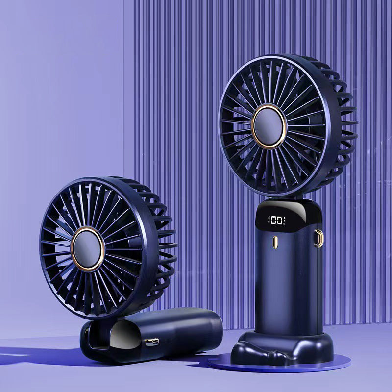 Rechargeable Mini Handheld Pocket Fan – 5 Speed Portable Cooler