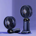Rechargeable Mini Handheld Pocket Fan – 5 Speed Portable Cooler
