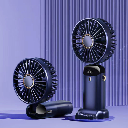 Rechargeable Mini Handheld Pocket Fan – 5 Speed Portable Cooler