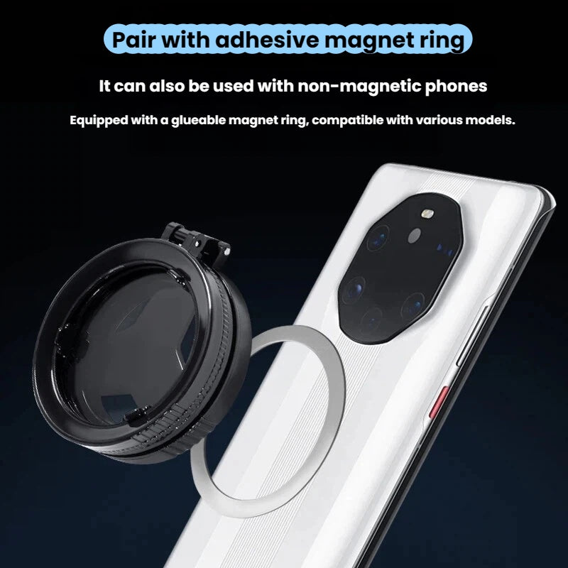Magnetic CPL Lens Filter for Smartphones – 52mm Phone Photography Filter