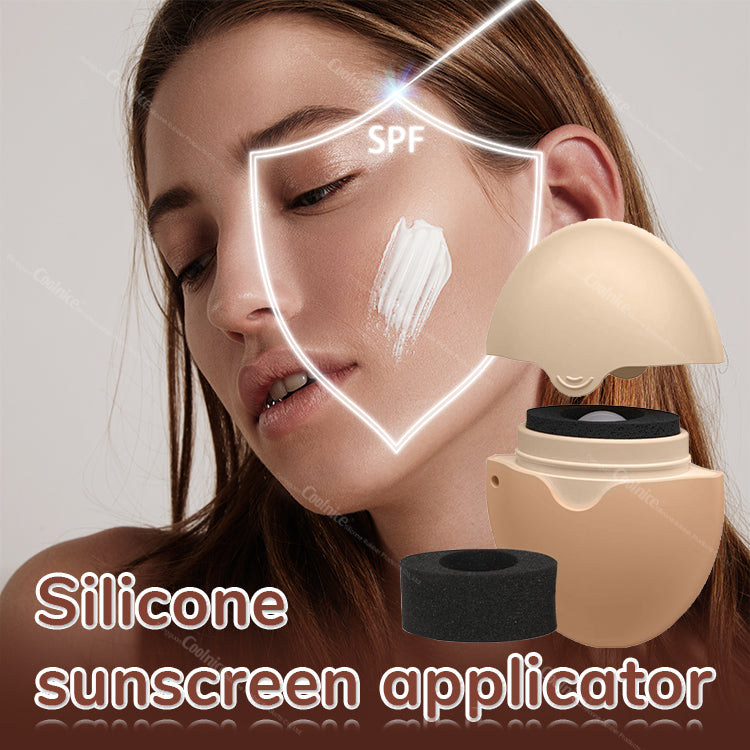 Silicone Sunscreen Applicator – Portable Washable Skincare Sponge