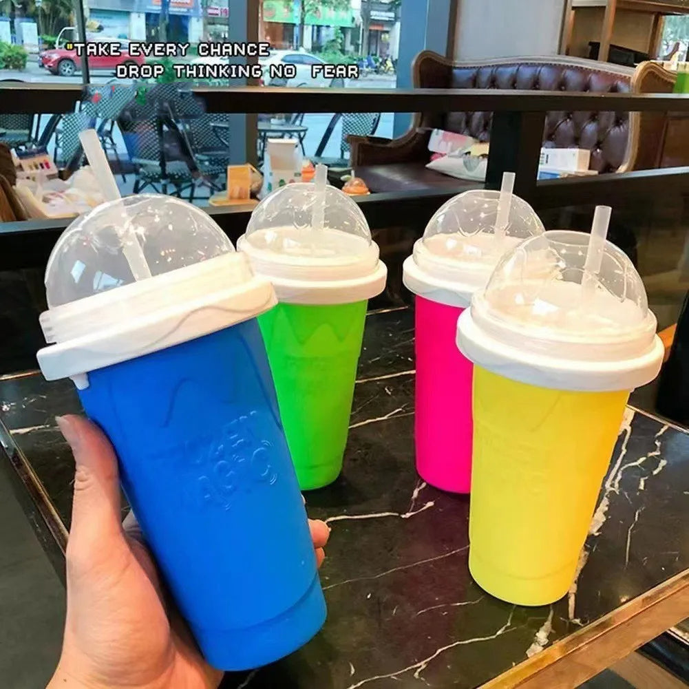 Portable Slushie Maker Cup – DIY Frozen Smoothie & Milkshake Cup