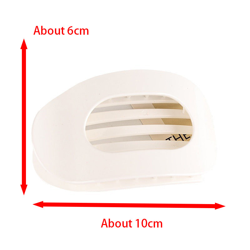 Matte Hair Claw Clip – Large Flat Round Hair Clip