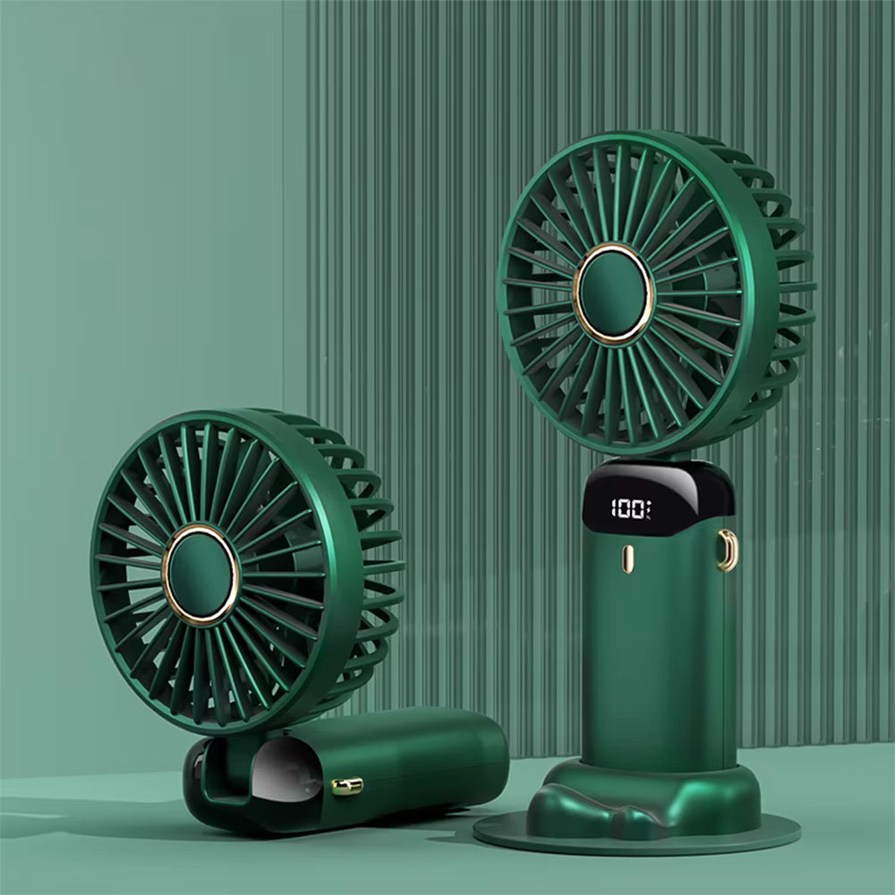 Rechargeable Mini Handheld Pocket Fan – 5 Speed Portable Cooler