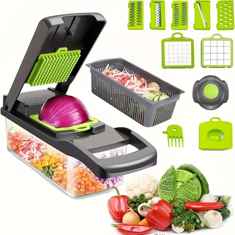 14-in-1 Vegetable Chopper & Mandoline Slicer