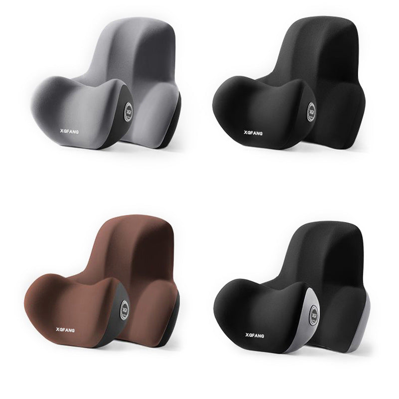 Memory Foam Car Neck & Back Support Pillow Set