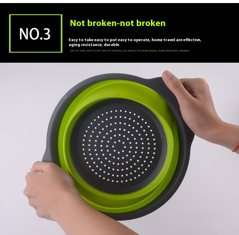 Collapsible Kitchen Colander & Washing Basket