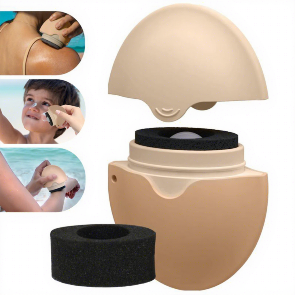 Silicone Sunscreen Applicator – Portable Washable Skincare Sponge