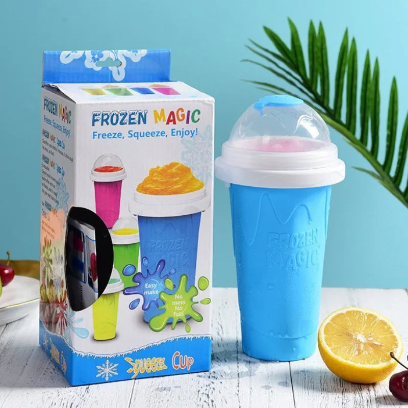 Portable Slushie Maker Cup – DIY Frozen Smoothie & Milkshake Cup