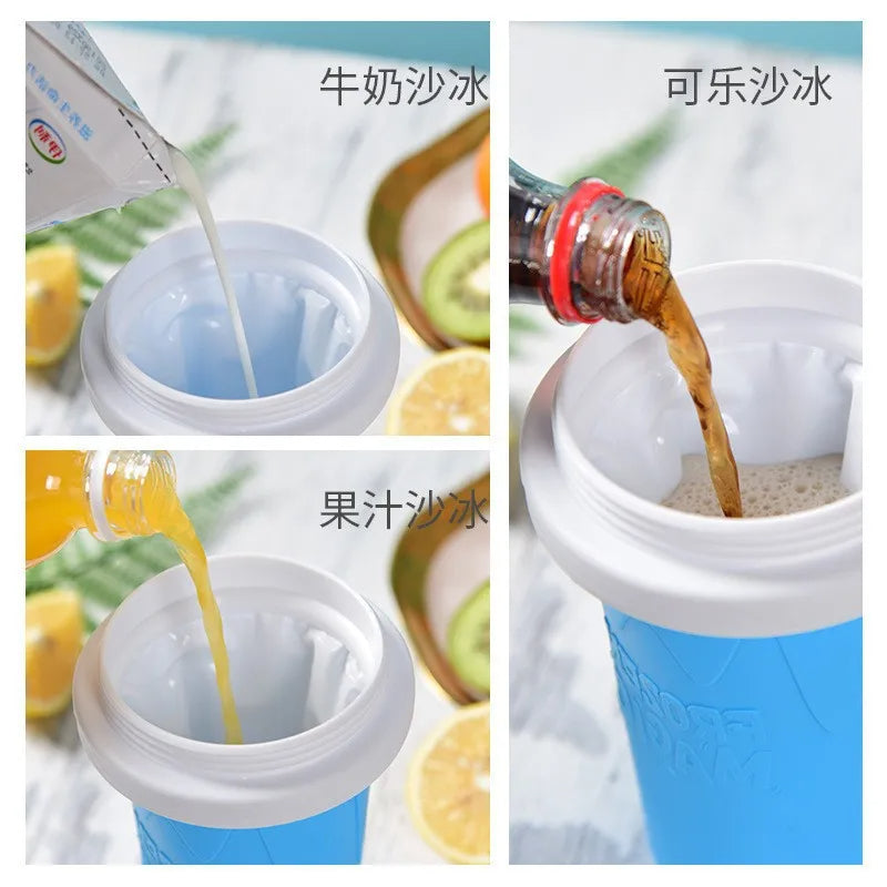 Portable Slushie Maker Cup – DIY Frozen Smoothie & Milkshake Cup