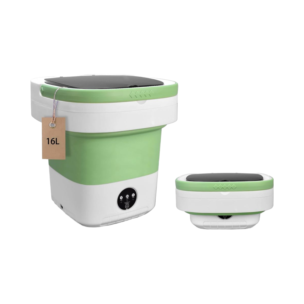 Portable 16L Mini Washing Machine – Foldable Washer with 3 Modes