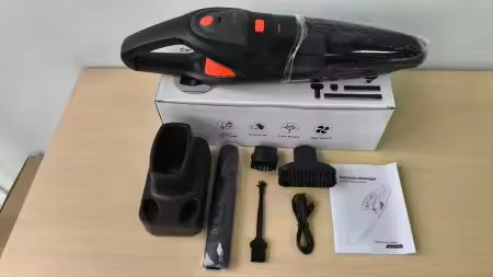 Portable Cordless Car Vacuum Cleaner – Strong Suction Handheld Cleaner